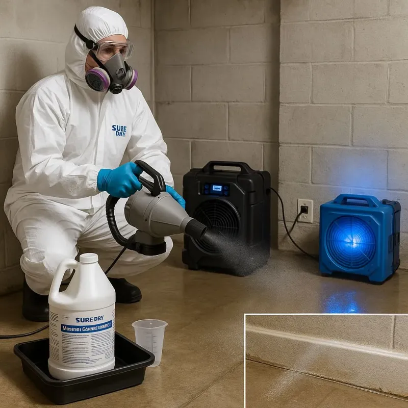 Sanitization and Odor Removal process in Glenville, OH