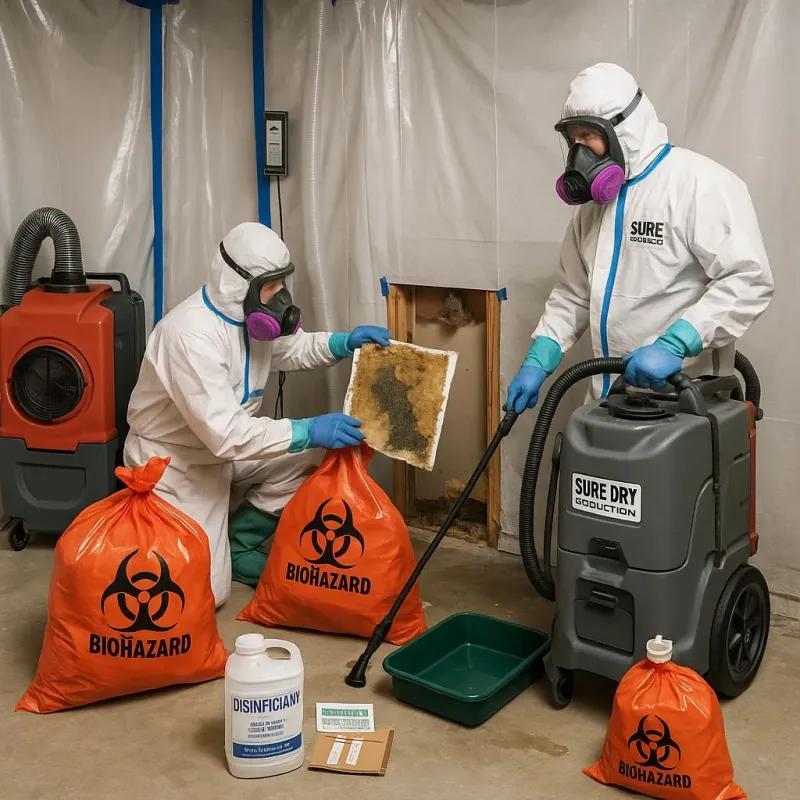 Contaminated Water Handling Protocols process in Glenville, OH
