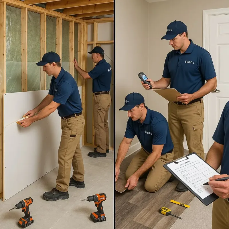 Repairs and Reconstruction process in Glenville, OH